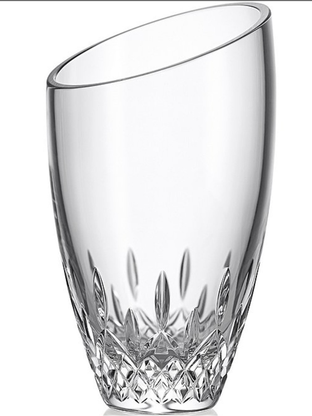 Waterford 9” Lismore Essence Angled Vase-NIB